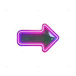 霓虹灯箭头指示标志