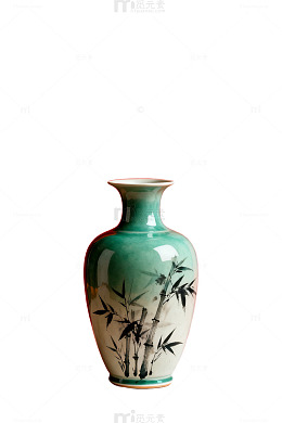 中式瓷瓶光影艺术照