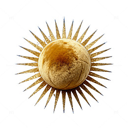 创意面包太阳艺术图像