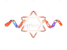 现代科技风几何图形设计