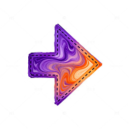 AI创意箭头抽象艺术