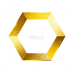 金紫相间六边形装饰图案