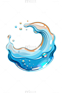 抽象水波纹艺术图案设计素材