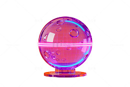 荧光球科技感摄影