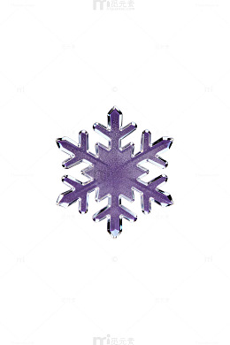 晶莹雪花装饰图案