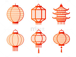 红色传统中国元素图案