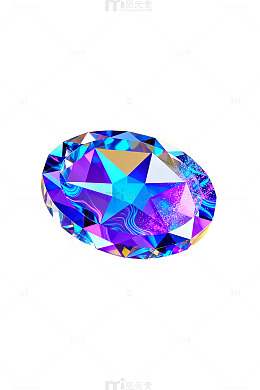 炫光宝石艺术插画