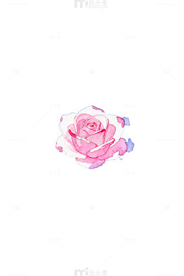 水彩玫瑰浪漫壁纸