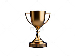 金色奖杯荣誉象征