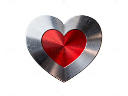 金属心形爱意装饰设计