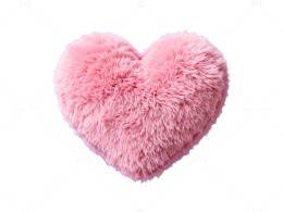 粉色心形毛绒玩具摄影