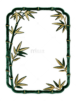 刺绣边框装饰设计图案