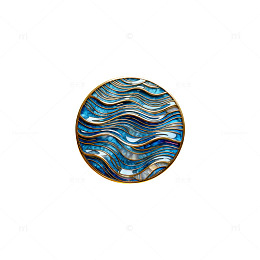 抽象圆盘艺术装饰画