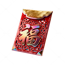 AI生成喜庆红包设计元素