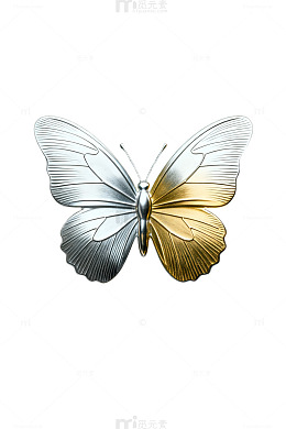 金属蝴蝶装饰艺术品