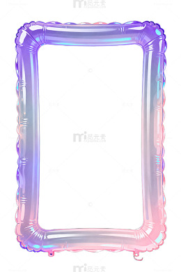 彩虹框装饰设计素材
