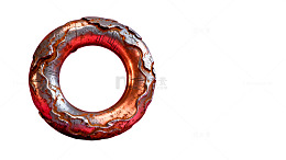 金属质感轮胎艺术装饰素材