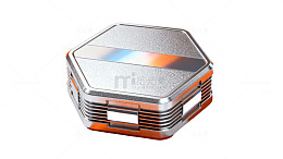 金属质感科技感立方体设计素材