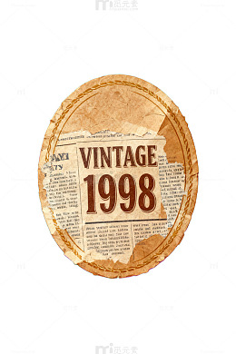 复古风年份标签设计