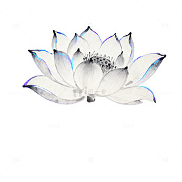 水墨荷花艺术装饰画