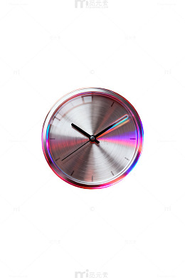 现代金属钟表简约设计