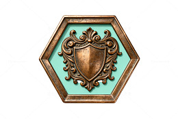 复古金属徽章装饰挂件