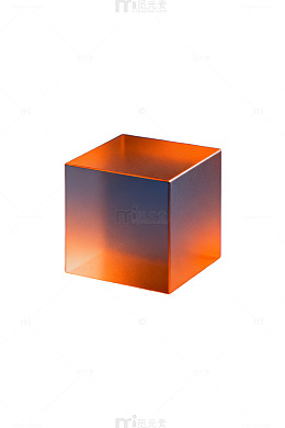 AI生成透明立方体光影效果