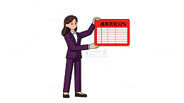 卡通成本优化图表展示