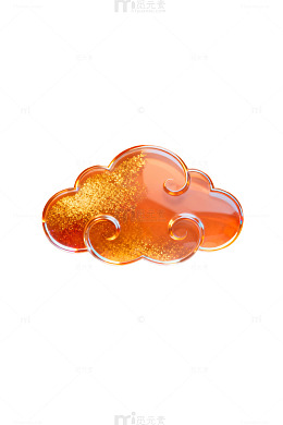 透明云彩装饰图案设计