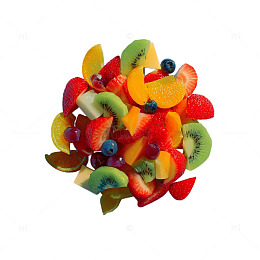 缤纷水果拼盘图