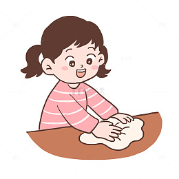 年前打扫卫生擦桌子免抠元素
