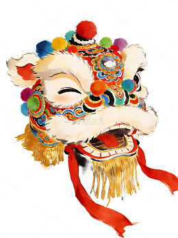 新年春节喜庆舞狮醒狮舞龙62