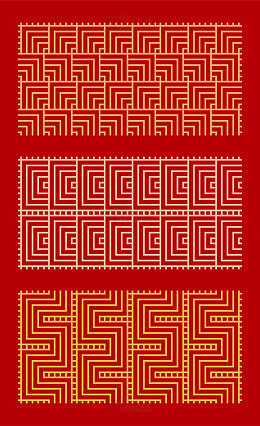 传统花纹图案设计素材