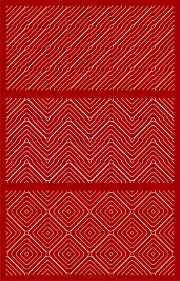 红色线条几何图案背景设计