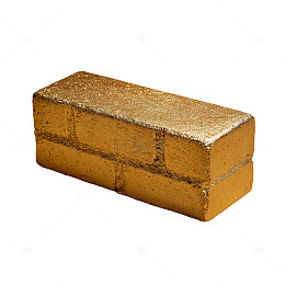 金色砖块建筑素材