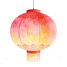 中式宫灯圆灯笼文艺国风元素