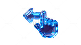 科技感手指手势未来感视觉素材