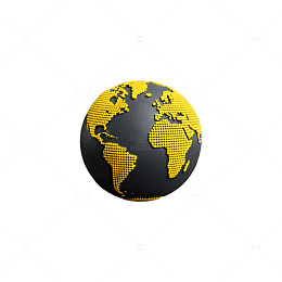 科技感地球模型设计素材