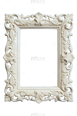 欧式复古花纹相框设计