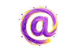 紫彩@符号艺术图案