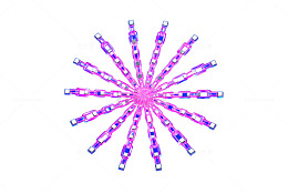 烟花绽放绚丽视觉效果
