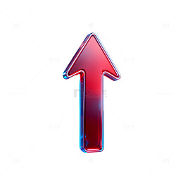 霓虹灯光效箭头视觉效果设计素材