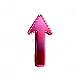 霓虹灯箭头科技感图案