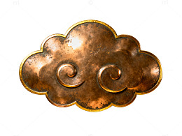 云纹金属装饰件