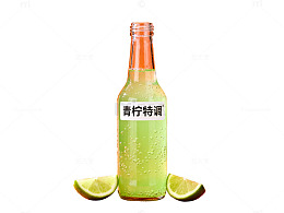 青柠特调饮品广告