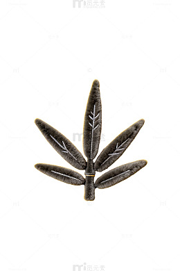 简约风格叶子造型装饰物