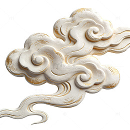 金纹云彩艺术装饰图案