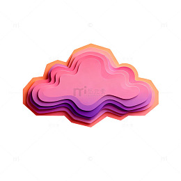 渐变云彩艺术设计图案