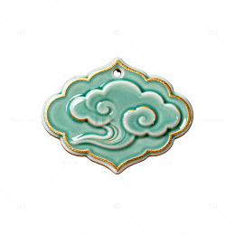 传统中国风云纹装饰物件