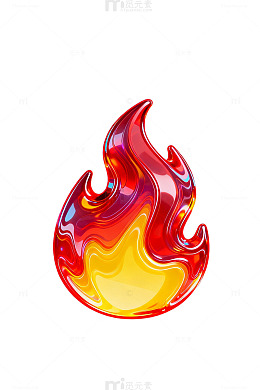 炫彩火焰数字艺术图像设计素材